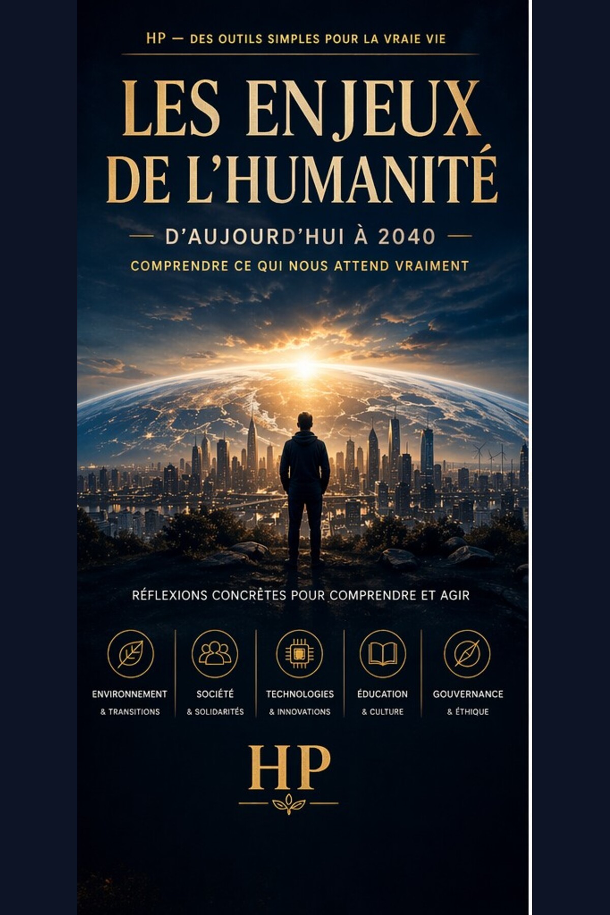 Couverture Enjeux de l'humanité à l'ère de l'IA