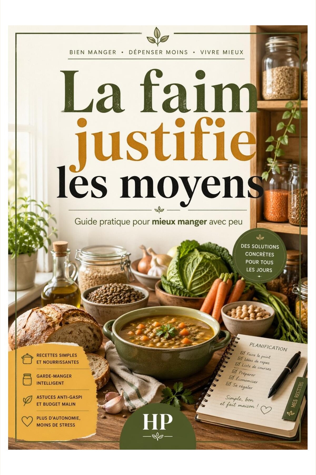 Couverture La faim justifie les moyens