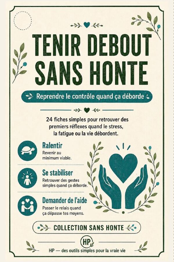 Couverture Tenir Debout Sans Honte