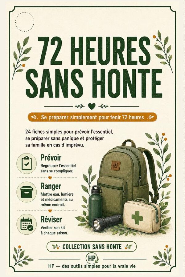 Couverture Kit Sans Honte — 72 Heures